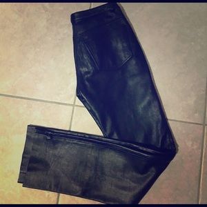 BEBE leather pants